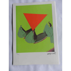 Andy Warhol Litografia off set edizioa 125 cm 35x50