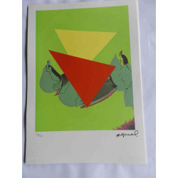 Andy Warhol Litografia off set edizioa 125 cm 35x50