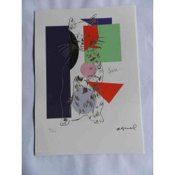 Andy Warhol Lithografie off-set editie 125 cm 35x50