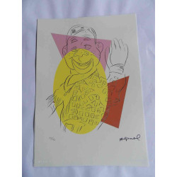 Andy Warhol Lithografie off-set editie 125 cm 35x50