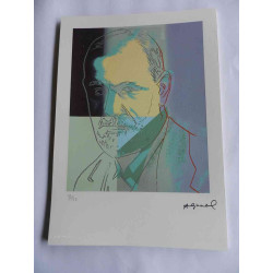 Andy Warhol Litografia off set edizioa 125 cm 35x50