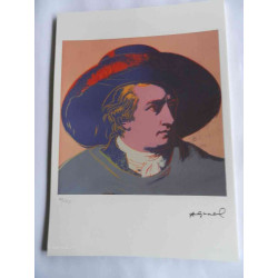 Andy Warhol Litografia off set edizioa 125 cm 35x50