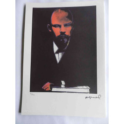 Andy Warhol Litografia off set edizioa 125 cm 35x50