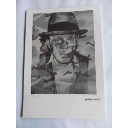 Andy Warhol Litografia off set edizioa 125 cm 35x50