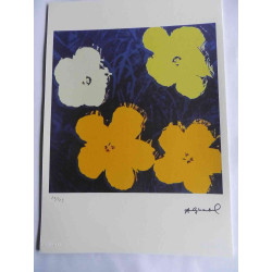 Andy Warhol Litografia off set edizioa 125 cm 35x50
