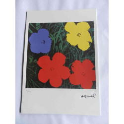 Andy Warhol Litografia off set edizioa 125 cm 35x50
