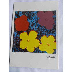 Andy Warhol Litografia off set edizioa 125 cm 35x50