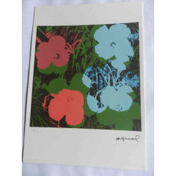 Andy Warhol Litografia off set edizioa 125 cm 35x50