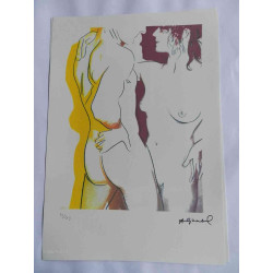Andy Warhol Litografia off set edizioa 125 cm 35x50