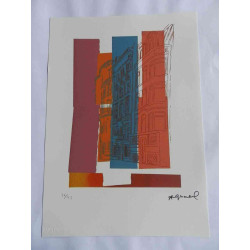 Andy Warhol Litografia off set edizioa 125 cm 35x50