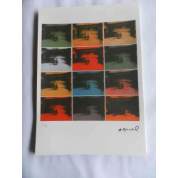 Andy Warhol Litografia off set edizioa 125 cm 35x50