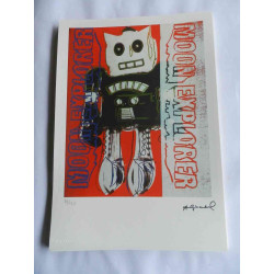 Andy Warhol Litografia off set edizioa 125 cm 35x50