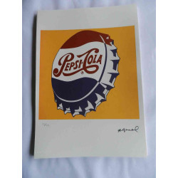 Andy Warhol Litografia off set edizioa 125 cm 35x50