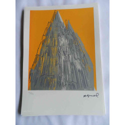 Andy Warhol Lithografie off-set editie 125 cm 35x50