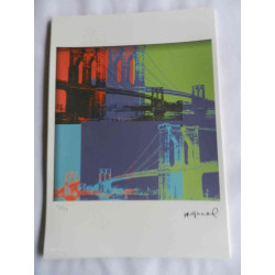 Andy Warhol Litografia off set edizioa 125 cm 35x50