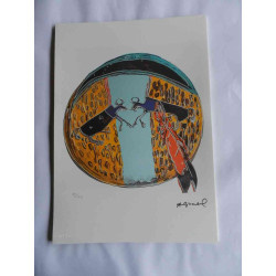 Andy Warhol Lithografie off-set editie 125 cm 35x50