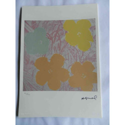 Andy Warhol Litografia off set edizioa 125 cm 35x50