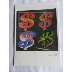 Andy Warhol Litografia off set edizioa 125 cm 35x50