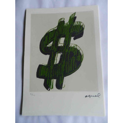Andy Warhol Litografia off set edizioa 125 cm 35x50
