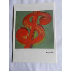Andy Warhol Lithografie off-set editie 125 cm 35x50