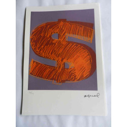 Andy Warhol Litografia off set edizioa 125 cm 35x50