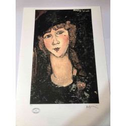 Amedeo Modigliani litho off set 50x70 cm Archief Parijs