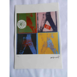 Andy Warhol Litografia off set edizione 125 cm 35x50