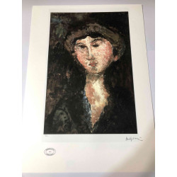 Amedeo Modigliani litho off set 50x70 cm Archief Parijs