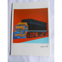 Litografie Andyho Warhola ofsetová edice 125 cm 35x50