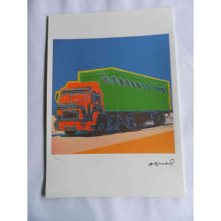 Andy Warhol Litografia off set edizioa 125 cm 35x50