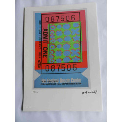 Andy Warhol Off set lithograph edition 125 cm 35x50