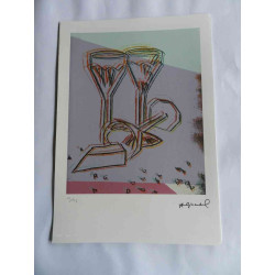 Andy Warhol Lithographie Off-Set-Edition 125 cm 35x50