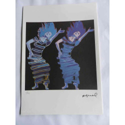 Andy Warhol Lithographie Off-Set-Edition 125 cm 35x50