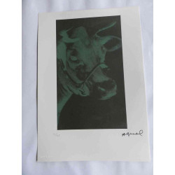 Andy Warhol Lithographie édition hors set 125 cm 35x50