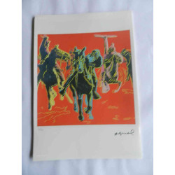 Andy Warhol Lithographie Off-Set-Edition 125 cm 35x50