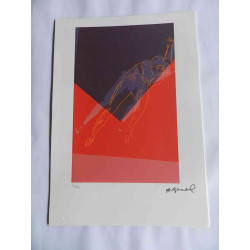 Litografie Andyho Warhola ofsetová edice 125 cm 35x50
