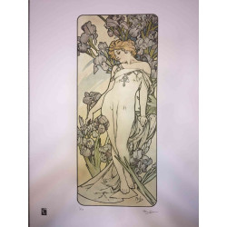Set de litografía Alphonse Mucha 50x70 cm