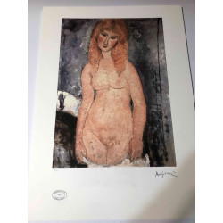 Amedeo Modigliani litho off set 50x70 cm Archief Parijs