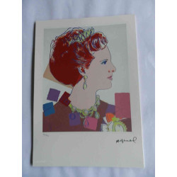 Andy Warhol Lithografie off-set editie 125 cm 35x50