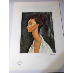 Amedeo Modigliani litho off set 50x70 cm Archief Parijs