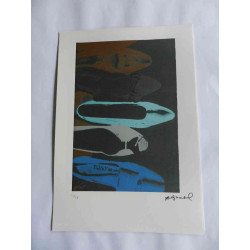 Andy Warhol Litografía edición off set 125 cm 35x50