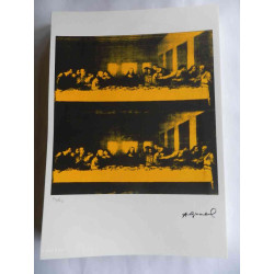 Andy Warhol Lithographie édition hors set 125 cm 35x50