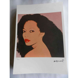 Andy Warhol Lithographie édition hors set 125 cm 35x50