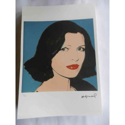 Andy Warhol Lithographie édition hors set 125 cm 35x50