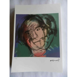 Litografie Andyho Warhola ofsetová edice 125 cm 35x50