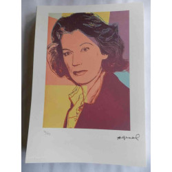 Andy Warhol Litografia off set edició 125 cm 35x50