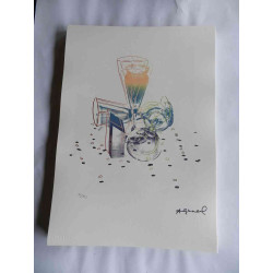 Andy Warhol Off set lithograph edition 125 cm 35x50