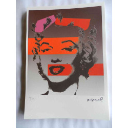 Andy Warhol Lithographie Off-Set-Edition 125 cm 35x50