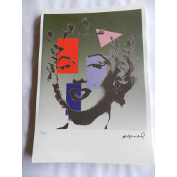 Andy Warhol Litografia off set edició 125 cm 35x50