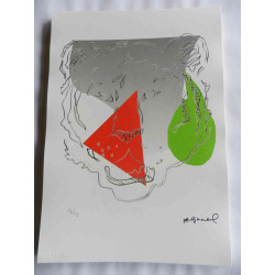 Andy Warhol Litografia edição off set 125 cm 35x50